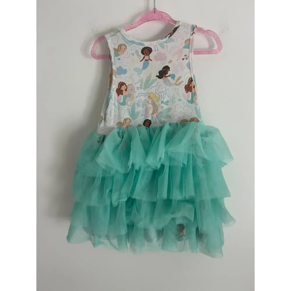 Angel Dear Twirly Tank Tutu Dress, Magical Mermaids Size 2T